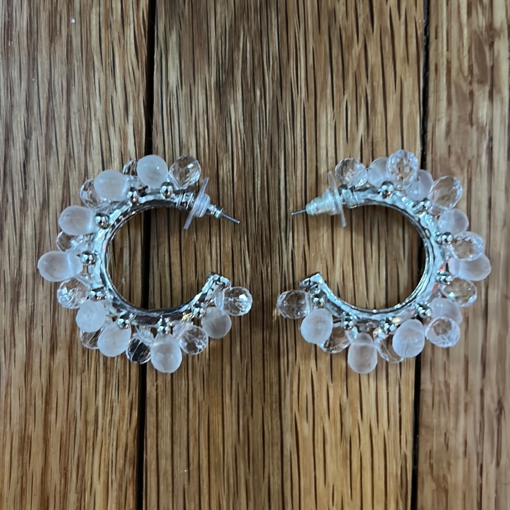 Beaded hoops